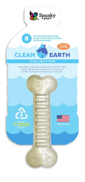 Spunky Pup Dog Toys Dog Toy Clean Earth Recycled Hard Chews - Made in the USA
